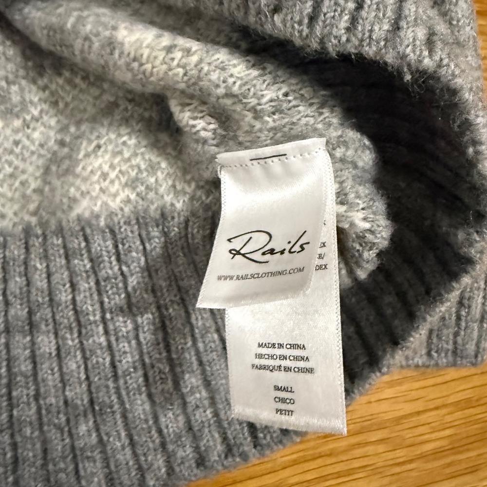 Rails Virgo Sweater Grey Tie Dye - image 6
